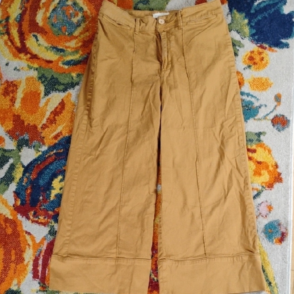 Women's Size 6 Chino Cropped Pants By Anthropologie
